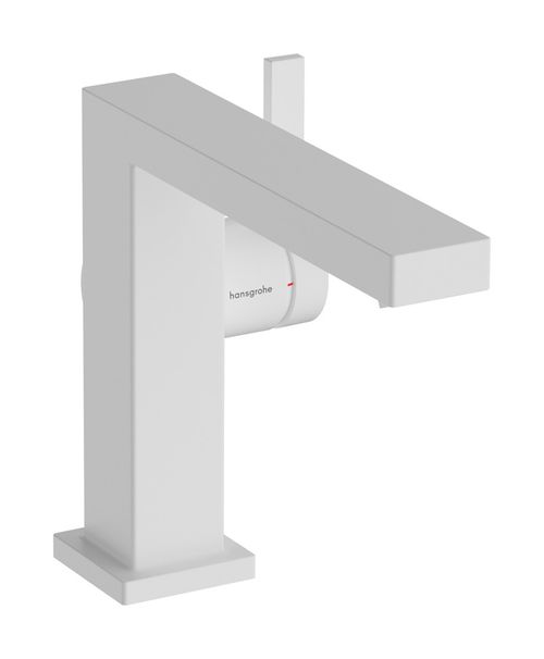 Hansgrohe-HG-Tecturis-E-Einhebel-Waschtischmischer-110-Fine-CoolStart-EcoSmart-mit-Push-Open-Ablaufgarnitur-Mattweiss-73020700 gallery number 1